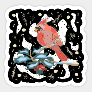 Red Bird Sticker